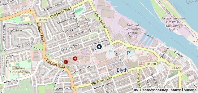 Map showing the location of Chambers Car Care