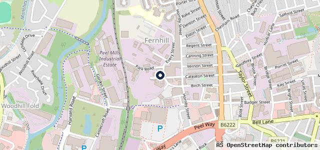 Map showing the location of N W T Service Centre Ltd