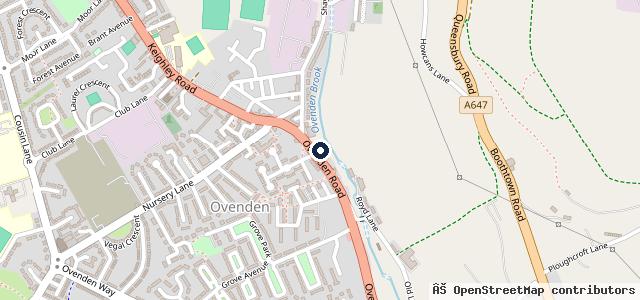 Map showing the location of DT Car Recovery
