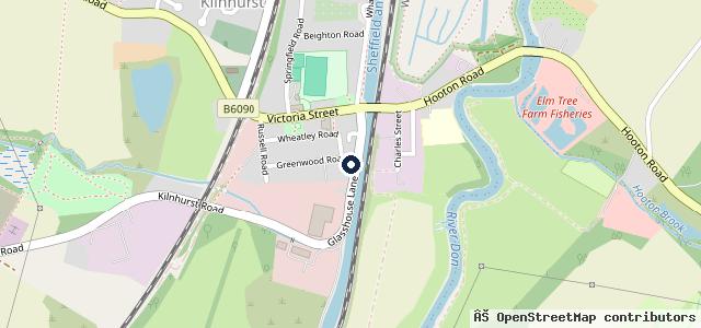 Map showing the location of Kilnhurst Tyres, Exhausts & MOTs Ltd