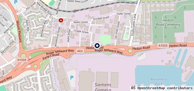Map showing the location of The Big Kitchen Warehouse | Kingston upon Hull