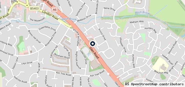 Map showing the location of Colin Safer Neighbourhood Project
