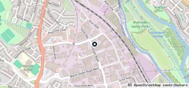 Map showing the location of Exhaust Tyres And Batteries (Worcester)