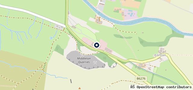 Map showing the location of Mickleton Engineering Ltd