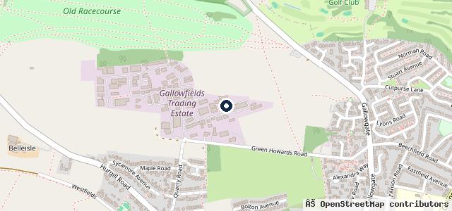 Map showing the location of St Helens Borough Council