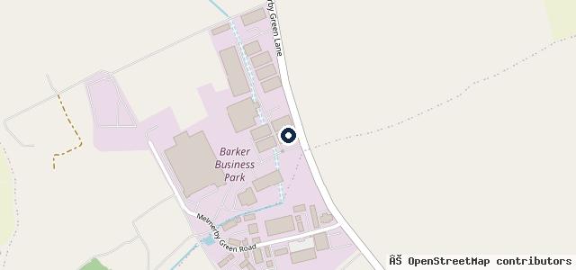 Map showing the location of Turners Accident Repair Ripon