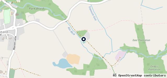 Map showing the location of Buzzards Tyre Services