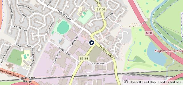 Map showing the location of Top Gear Motors