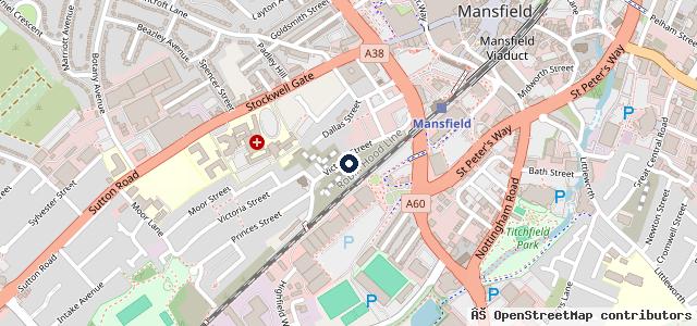 Map showing the location of Paint Chip Techniques Ltd