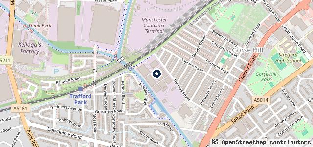 Map showing the location of Goddard & Staines