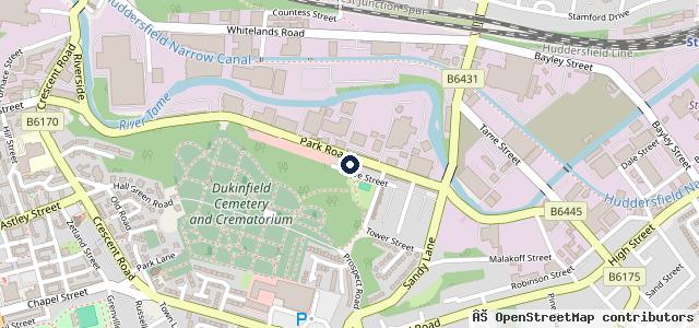 Map showing the location of CEA Automotive