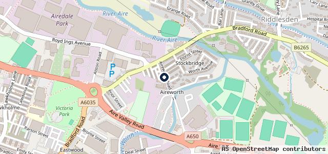 Map showing the location of Stockbridge Tyres