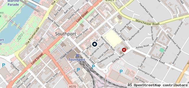 Map showing the location of Your Southport