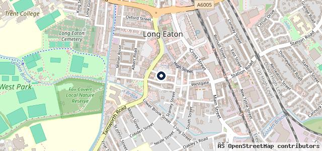 Map showing the location of Beaconsfield Garage