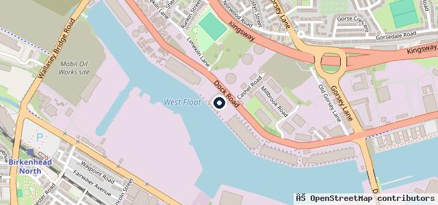 Map showing the location of A w Auto Care