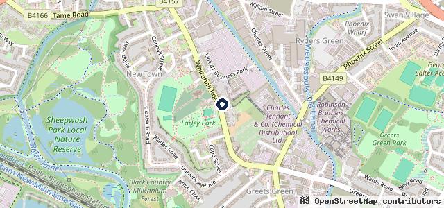 Map showing the location of P R Autos - MOT, Car Service & Repairs West Bromwich