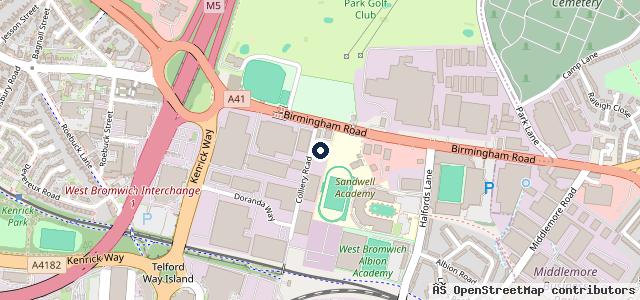 Map showing the location of J&R Auto Repairs