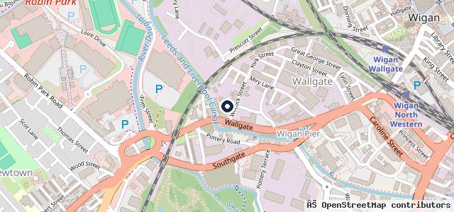 Map showing the location of Wigan Mobile Mechanic  | Wigan