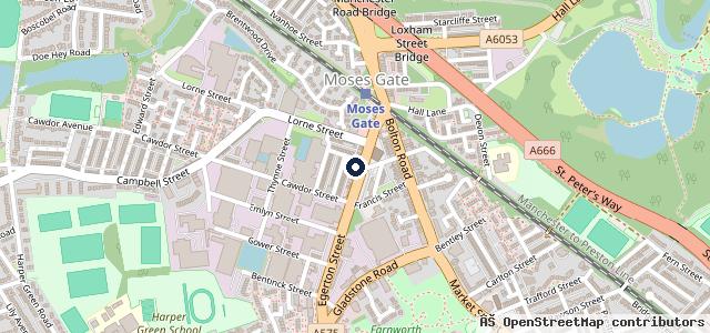 Map showing the location of S R Auto Services (Farnworth) Ltd