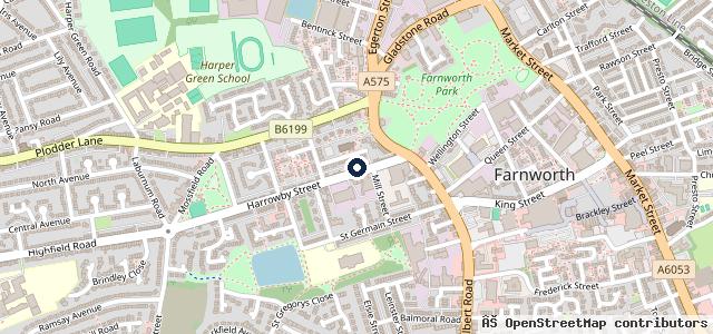 Map showing the location of Farnworth Autocare ltd