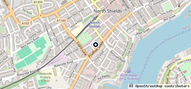 Map showing the location of Monks Garage