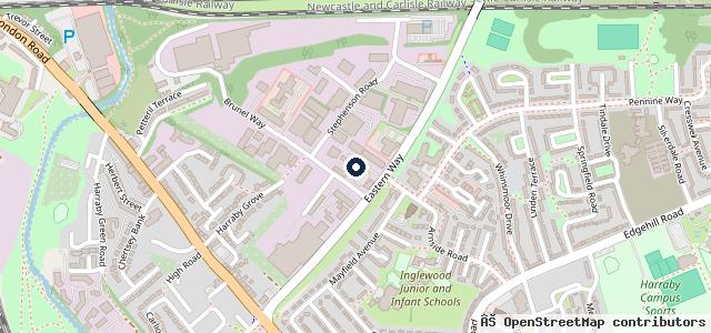 Map showing the location of D&G Autocare Carlisle