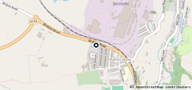 Map showing the location of Cuts Tyres & Exhausts