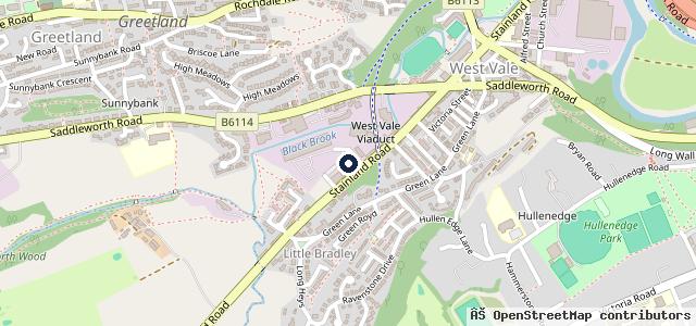 Map showing the location of Black Brook Garage Limited | Halifax
