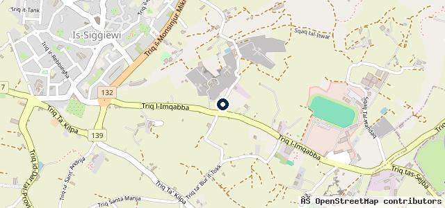 Map showing the location of Daniel's VRT Station Siggiewi