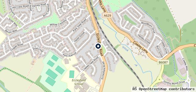 Map showing the location of Chapeltown Auto Centre Ltd