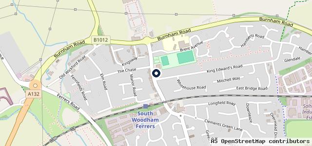Map showing the location of Station Garage Swf