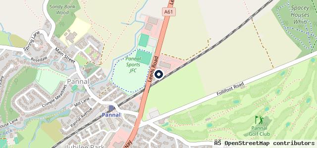Map showing the location of Ats Euromaster Limited Harrogate