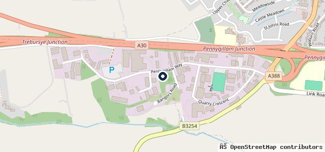 Map showing the location of Spry S OF Launceston