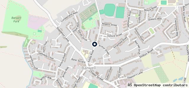 Map showing the location of P.S Automotive