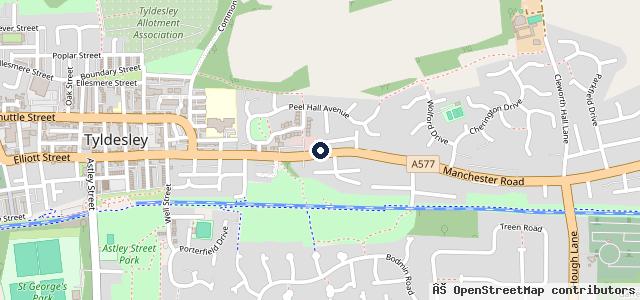 Map showing the location of Exchange & Mart Motors