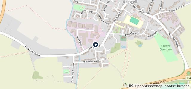 Map showing the location of Paul's Motor Body Repairs
