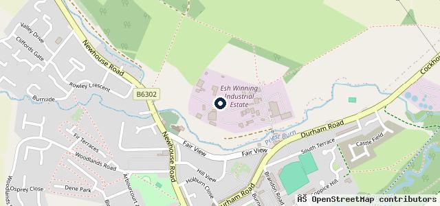 Map showing the location of Rochfords Truck and Trailer Workshop