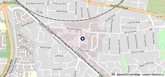 Map showing the location of A M S Autocare