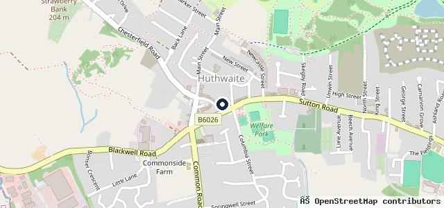 Map showing the location of K4 Vehicle Maintenance Ltd