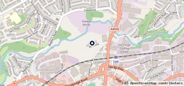 Map showing the location of Cj Automotive