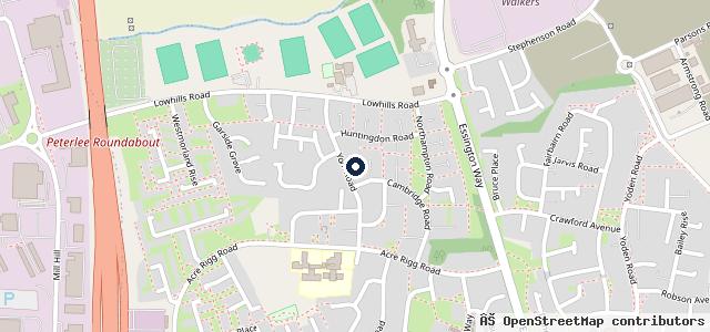 Map showing the location of Car Care Peterlee