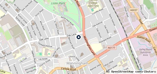 Map showing the location of L.A Autos