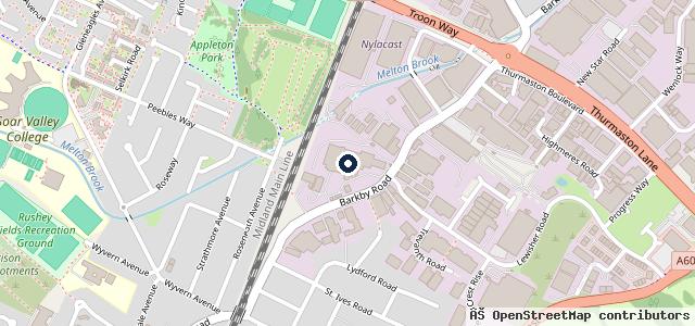 Map showing the location of Precision Accident Repair Centre