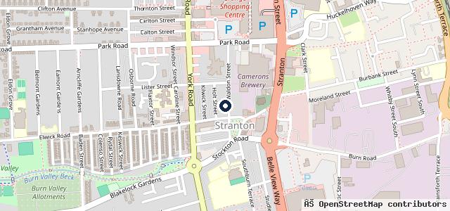 Map showing the location of Blue Star Autos