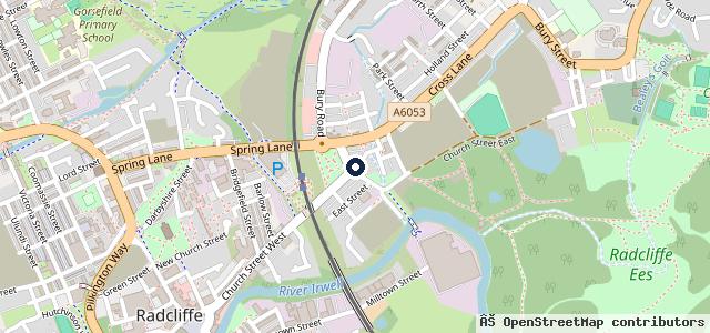 Map showing the location of Water Street Motors