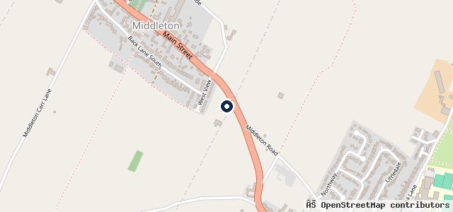 Map showing the location of Middleton Car & Commercials