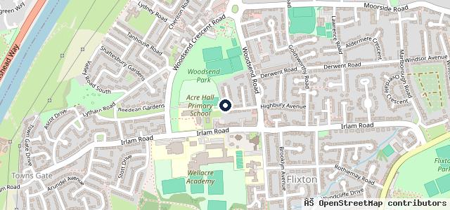 Map showing the location of Car Trouble