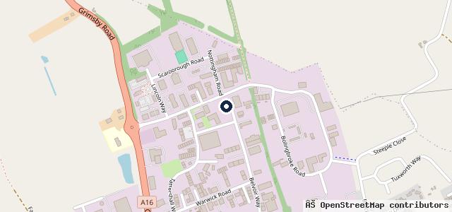 Map showing the location of A.L. Mechanics