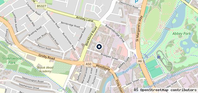 Map showing the location of Bradgate Auto Centre