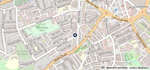 Map showing the location of Aarons Autos (Derby) Limited